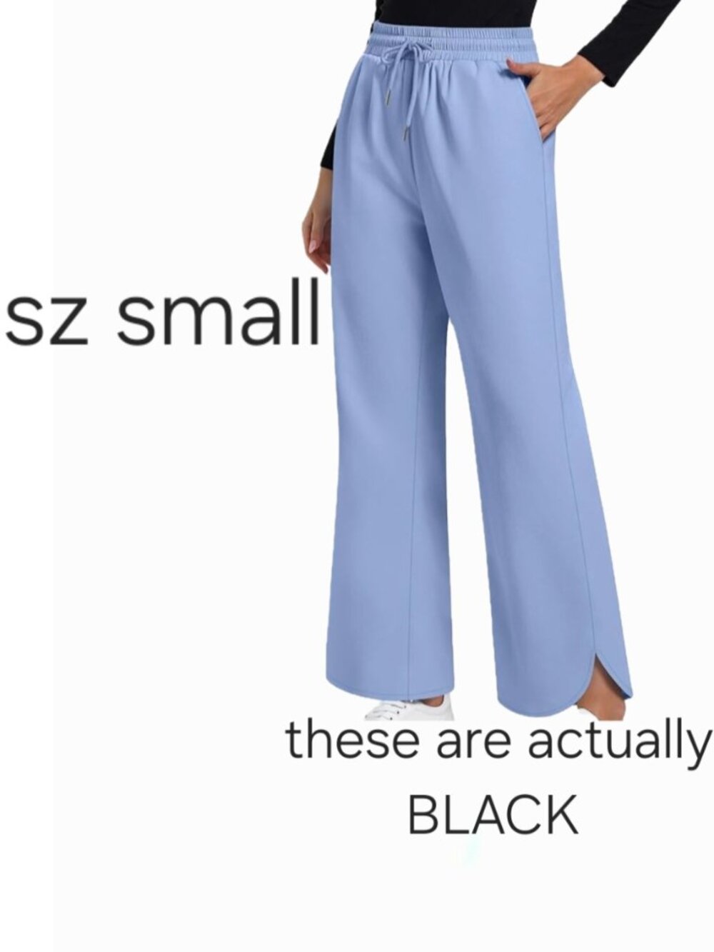Wide Leg Ankle Length Loose Fit Scrub Pants sz S